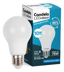 LAMPARA LED 10W LUZ BLANCA CANDELA