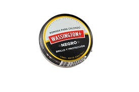 POMADA DE ZAPATOS WASSINGTON NEGRA