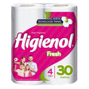 PAPEL HIG HIGIENOL FRESH 4X30MTS