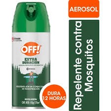 REPELENTE AEROSOL OFF VERDE 170CC EXTRA DURACIÓN
