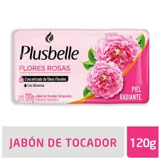 JAB TOC PLUSBELLE 120 GR FLORES ROSAS