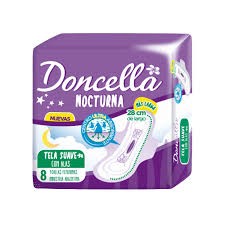 TOALLA FEM NOCTURNA DONCELLA X8UN