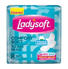 TOALLA FEM LADY SOFT CONFORT X8UN