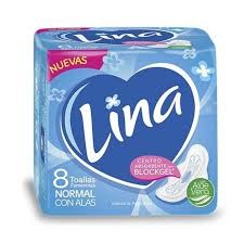 TOALLA FEM LINA X8UN