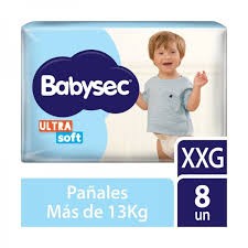 PAÑAL BABY SEC XXG X8UN