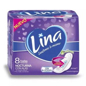 TOALLA FEM NOCTURNA LINA X8UN